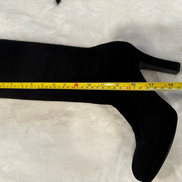 Enzo Angiolini Black Heeled Boots - Picture 8 of 9